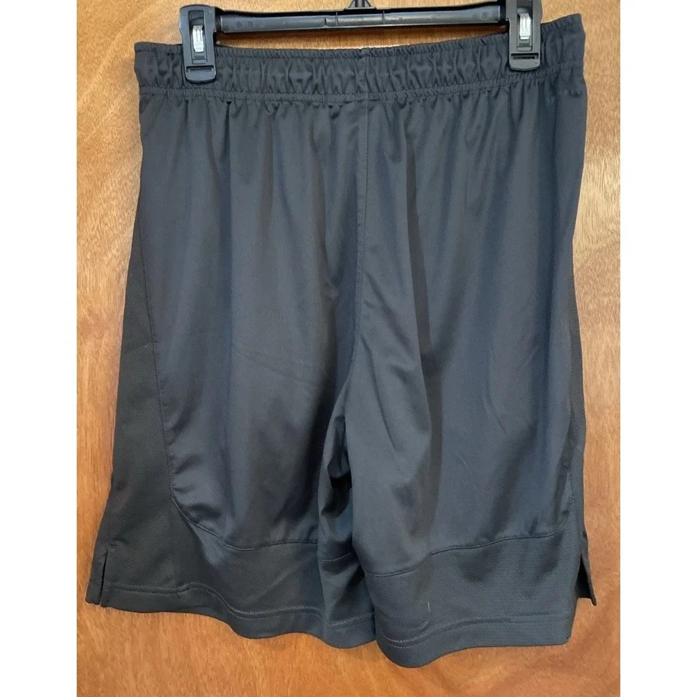 Nike Shorts Men Dri Fit Large Black Sports Basketball Fitness Athletic Length 20